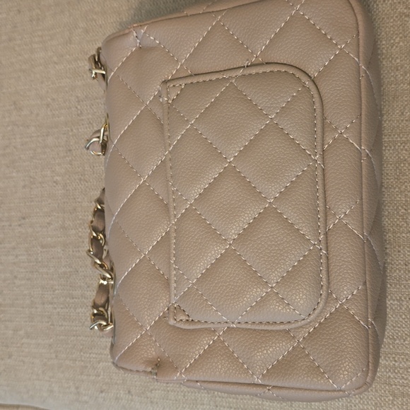 Quilted Tan Mini Bag - Picture 8 of 8